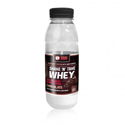 SHAKE 'N' TAKE WHEY - CHOCOLATE 60G (24 PER BOX)