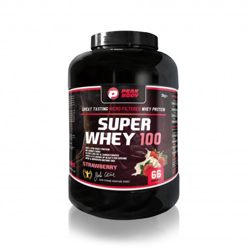 SUPER WHEY 100 - STRAWBERRY (4.4LB) 2KG